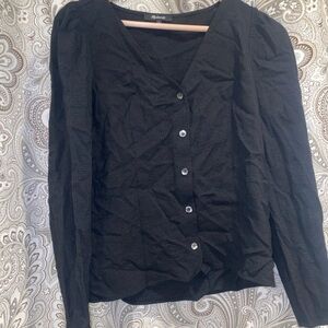 Madewell Charcoal Blouse